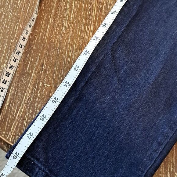 Michael Kors Women's Denim Blue Jeans Size 12 Skinny Zipper Pockets Stretch - Picture 11 of 12